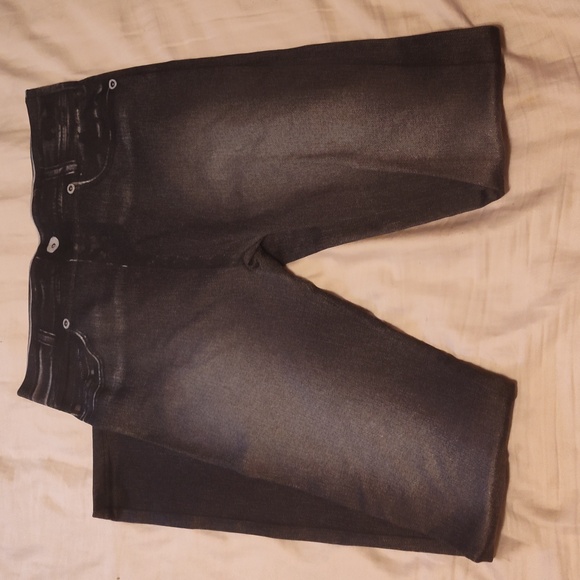 Genie Slim Jeggins L-XL polyester spandex Grey black jeans color - Picture 1 of 9